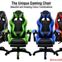 Gaming Office Chair Executive Computer Chairs PU Leather Racing Recliner